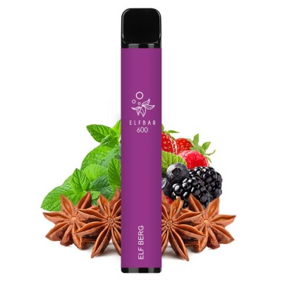 ELF BAR 600 20MG 2ML ELF BERG