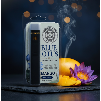 Blue Lotus Mango Vape Pen, 2ML - 1000 Puffs