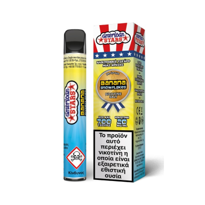 American Stars Banana Snowflakes Disposable 2ml