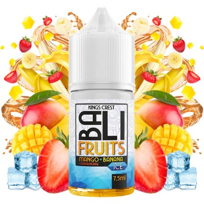 Kings Crest Bali Fruits Ice Mango Banana Strawberry 7.5ml/30ml Flavorshot