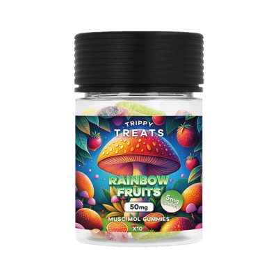 TRIPPY TREATS Gummies Muscimol Amanita Muscaria, 50mg